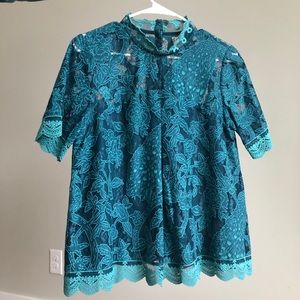 Beautiful lace Anthropologie shirt